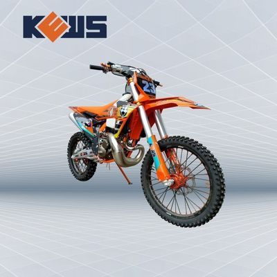 KEWS MT250cc فریم نارنجی خنک کننده آب دو ضربه موتورسیکلت جاده ای با دوچرخه EXCEL