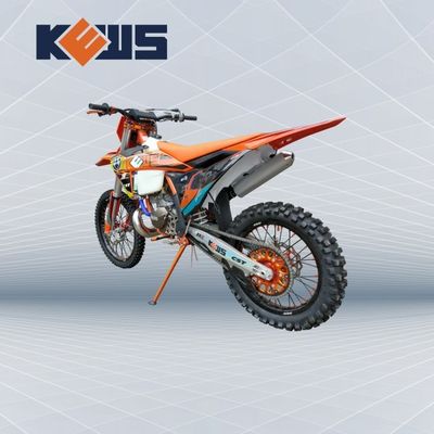KEWS MT250cc فریم نارنجی خنک کننده آب دو ضربه موتورسیکلت جاده ای با دوچرخه EXCEL