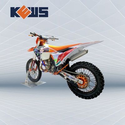 250 سی سی KEWS آب خنک کننده دو ضربه موتورسیکلت سوار شدن CNC ستام فرمان با قدرت قوی