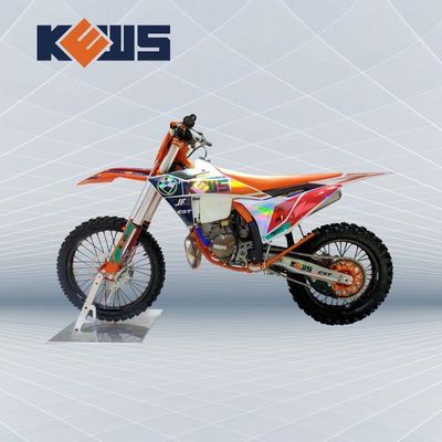 موتور کراس دو ضربه ای با سوخت کاربوریتر 250 سی سی خنک شده با آب با روشنایی CDI و برچسب های اختیاری